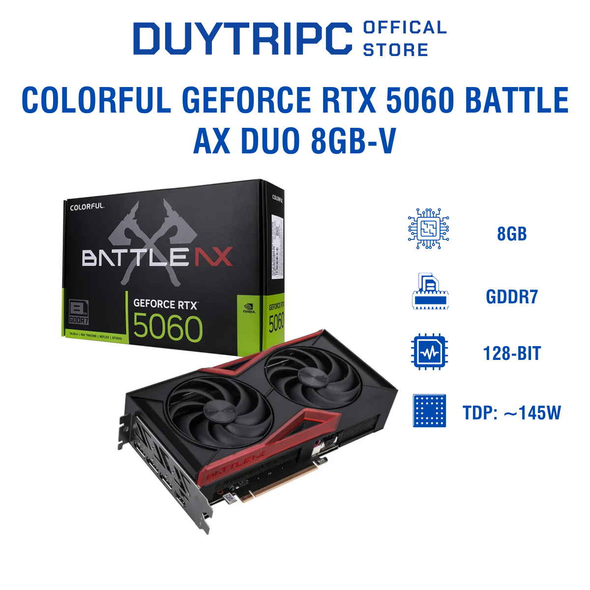 Colorful GeForce RTX 5060 Battle AX DUO 8GB-V